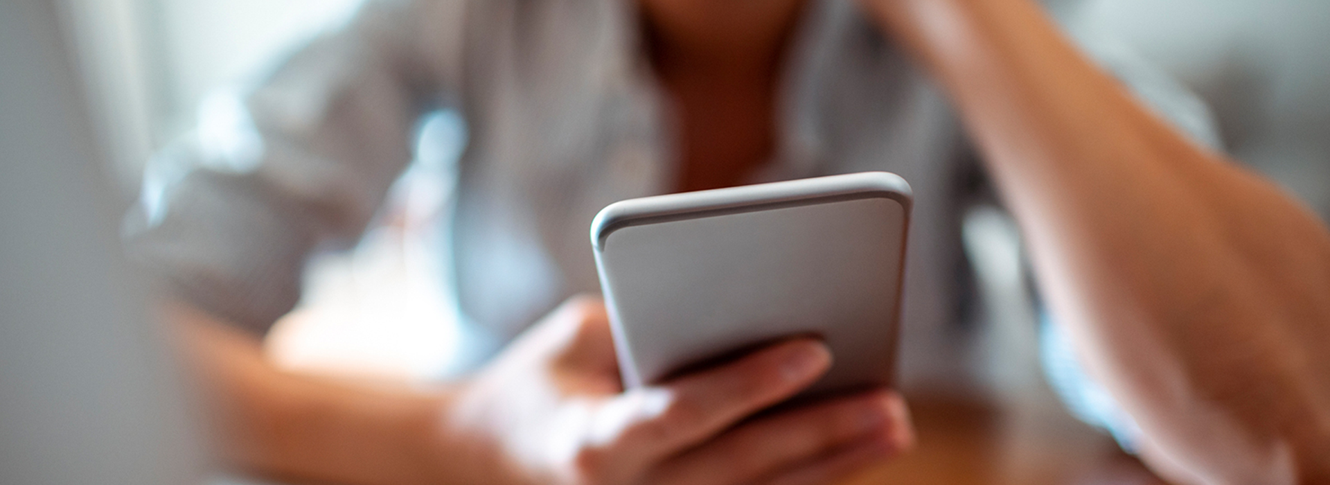 Woman on mobile phone