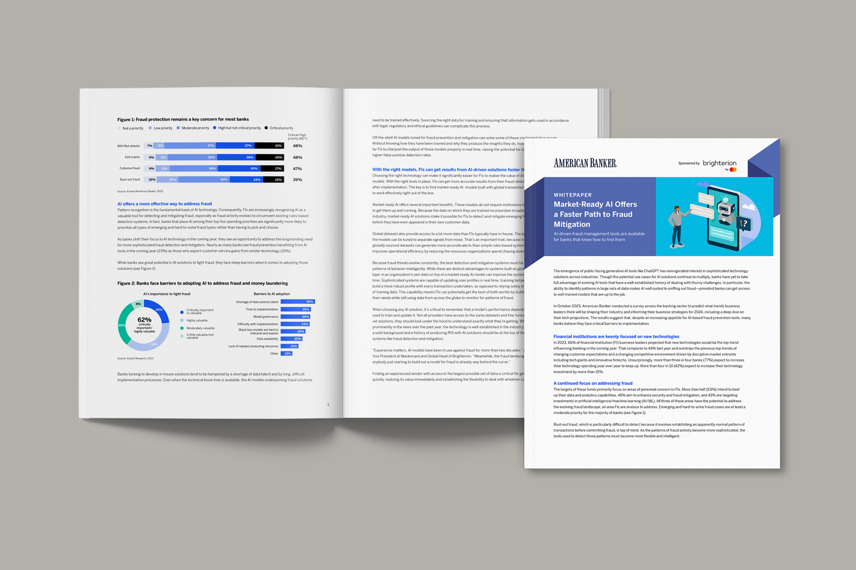 American Banker white paper: Market-ready AI offers a faster path to fraud mitigation cover